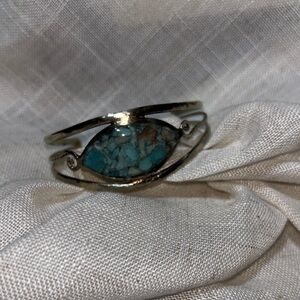 Silver Turquoise Stone Ring